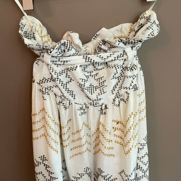 Free People Toluca Wide Leg Embroidered Pants 6 - Picture 9 of 14